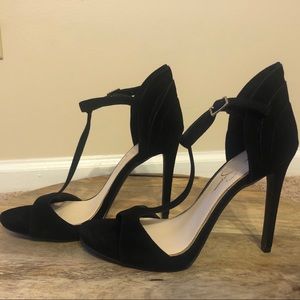 Jessica Simpson Black Suede Heels